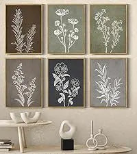 Drsoum Framed Botanical Plant Canvas Wood Wall Art Light Green Sage Wall Decor Eucalyptus Leaf Picture for Bedroom Living Room Bathroom Office 8”x 10” x 4pcs https://www.amazon.com/dp/B0CB1NZ5HT