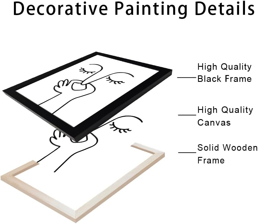 AIANHUA Black and White Bathroom Wall Decor Bad Smell Humorous Wall Art Funny Guest Toilet Picture Print Painting Modern Minimalistic Bathroom Sign https://www.amazon.com/dp/B0D2KWGPD9