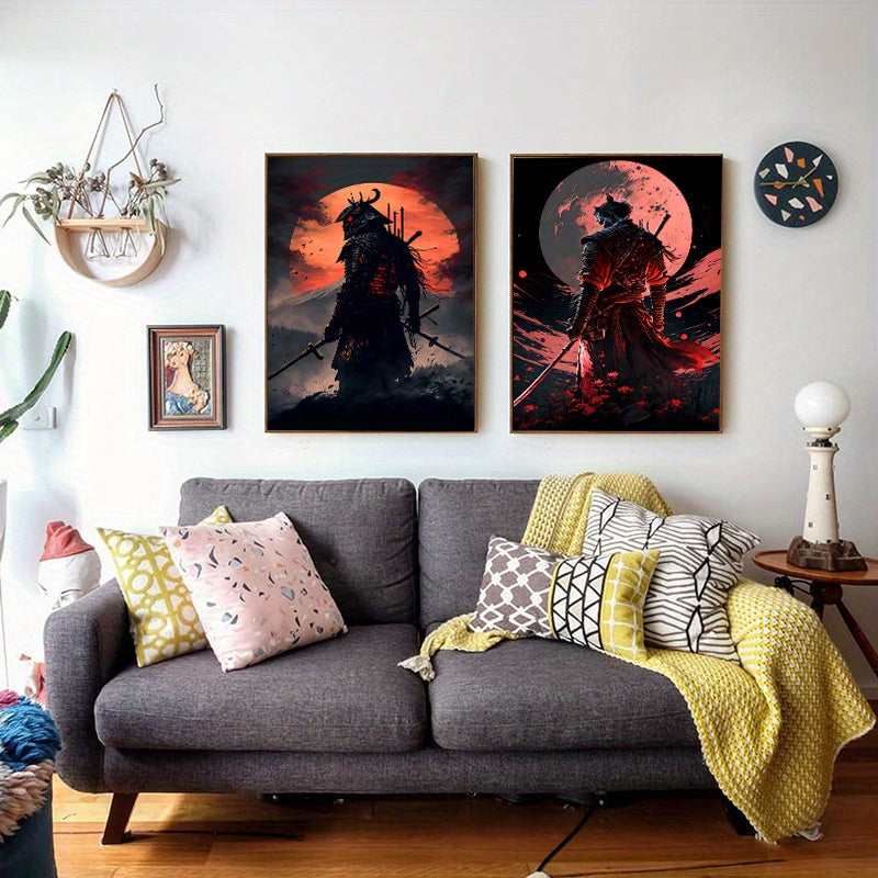3pcs Japanese Samurai Canvas Painting, Character Posters And Prints, Cherry Blossom Sunset Wall Art, For Home Decorating, For Living Room Bedroom (11.8x15.7/15.7x23.6/19.6x27.5inch, Unframed) https://www.temu.com/search_result.html?search_key=601099529434691