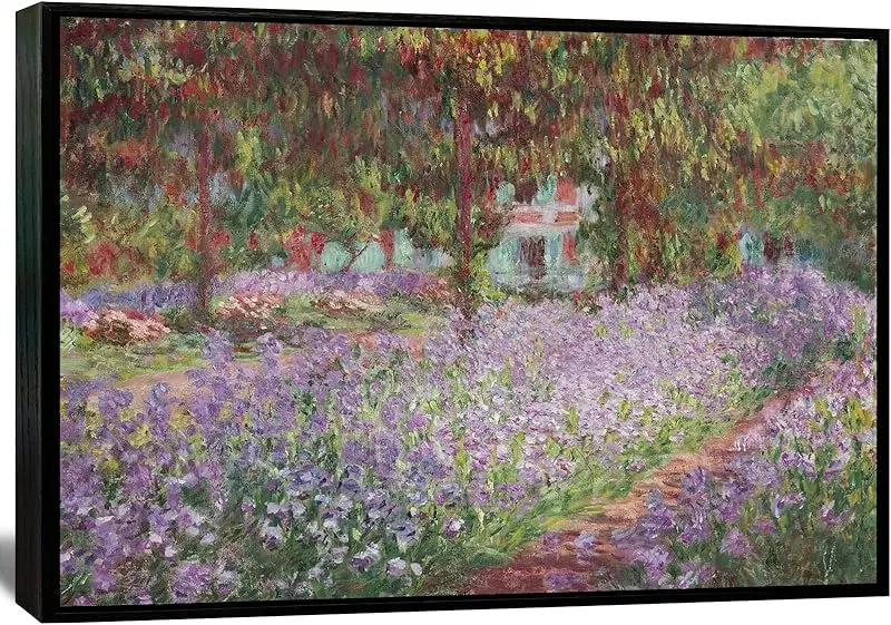 Claude Monet Canvas Wall Art - Water Lilies Classic Artwork Picture Print with Framed Painting for Home Office Wall Decor-12" x15" https://www.amazon.com/dp/B0BZDC814Q