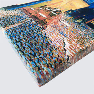 Wieco Art 3 Panels Canvas Prints of Vincent Van Gogh Paintings Reproduction Starry Night Over the Rhone Cafe Terrace at Night Canvas Wall Art for Living Room Home Office Decor https://www.amazon.com/dp/B0C33BG7JC