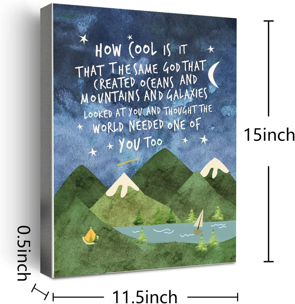 Same God Creation ,Inspirational Quotes Framed Canvas wall art for Room Nursery Wall Decor,Encouragement Gifts for Kids Teens-Mountain https://www.amazon.com/dp/B09QS2DR1V