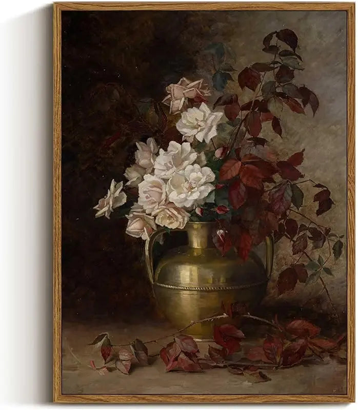 VIYYIEA Vintage Framed Botanical Wall Art Decor, Living Room Bedroom Blue Campanula Pictures Retro Wall Decor, Framed Canvas Prints Artwork, Farmhouse Flower Paintings,12x16 Inch https://www.amazon.com/dp/B0D1K1C7YB