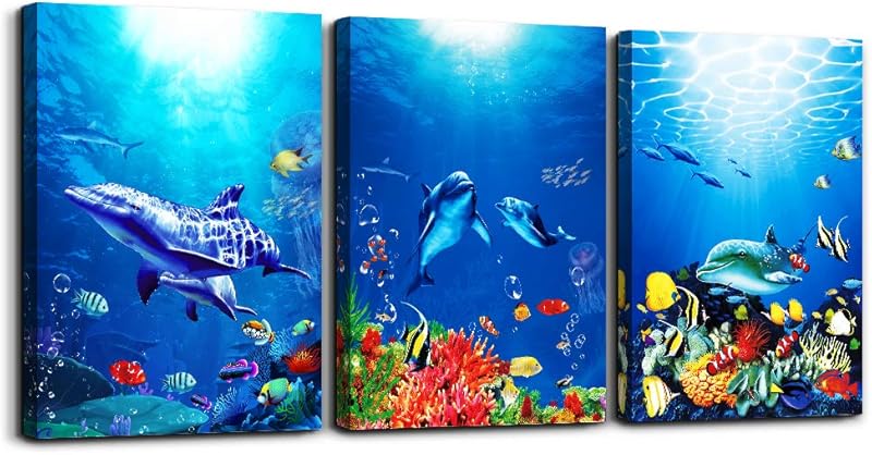 Canvas Wall Art For Living Room Wall Decor For Bedroom Farmhouse Wall Art Aurora Scenery Wall Paintings Office Wall Decor 3 Piece Framed Blue Wall Pictures Ready To Hang For Bathroom Home Decorations https://www.amazon.com/dp/B0BMF6TMHB