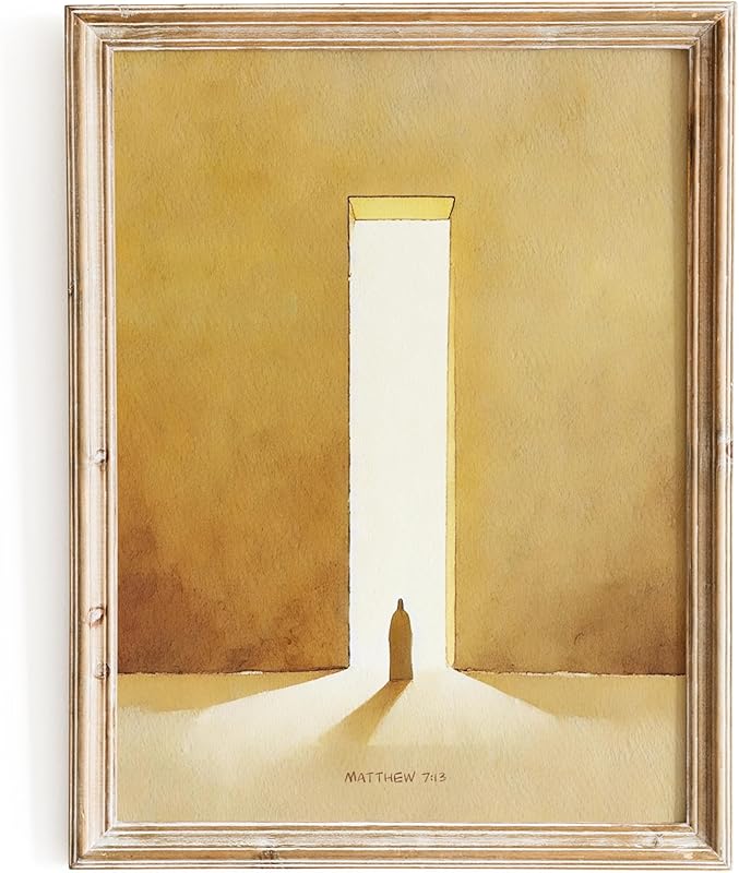 ESSEN Life | The Way He Leads | Christian Wall Art Jesus Poster Decor Christian Christmas Decor Christian Home Decor Perfect Religious Wall Art Gift for Women (8x10 Unframed) https://www.amazon.com/dp/B0CB7Z1NHT