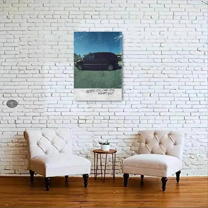 1pc Canvas Poster, Modern Art, M.A.A.d City Poster Wall Art Poster, Ideal Gift For Bedroom Living Room Corridor, Wall Art, Wall Decor, Fall Decor, Wall Decor, Room Decoration, No Frame June Wall Art