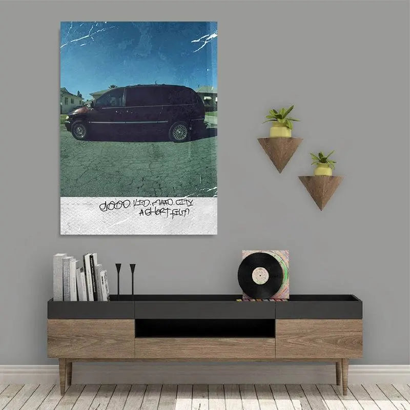 1pc Canvas Poster, Modern Art, M.A.A.d City Poster Wall Art Poster, Ideal Gift For Bedroom Living Room Corridor, Wall Art, Wall Decor, Fall Decor, Wall Decor, Room Decoration, No Frame June Wall Art