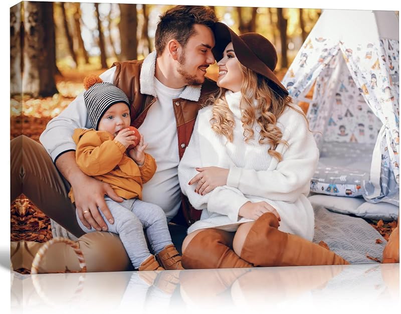 Custom Framed Canvas Prints With Your Photos - Personalized Picture To Canvas Wall Art (8" Wx10 H) - Gift Wrapping Available https://www.amazon.com/dp/B09DCMBQ4W