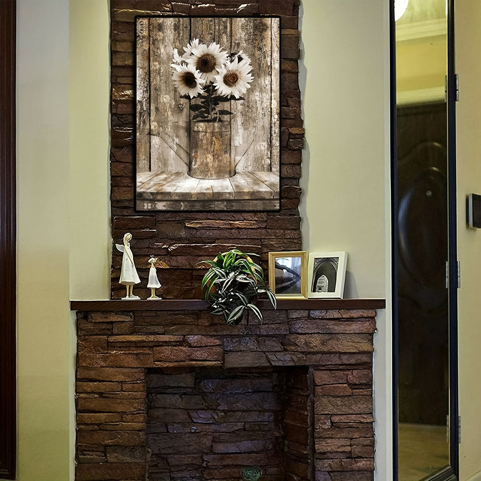 1pc Farmhouse Wall Decor Canvas Wall Art Rustic Floral Rustic Sunflower 15.75inch X 23.62inch Bedroom Living Room Home Decor Rustic Decorative Artwork Poster (Unframed), thanksgiving decorations https://www.temu.com/search_result.html?search_key=601099514250058