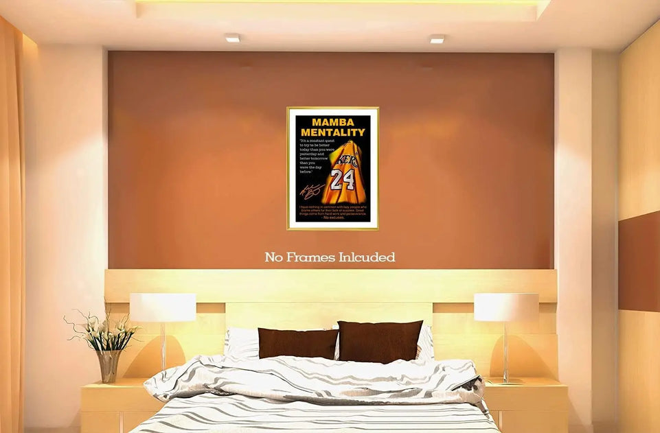 Black Mamba Inspirational Quotes Poster, Black Mamba Mentality Wall Art Decor, Jersey Canvas Art Poster for Man Cave Boys Room Office Decor, A Gift for Dear Basketball Fans, 16"x24" - Unframed https://www.amazon.com/dp/B0B885K1X8