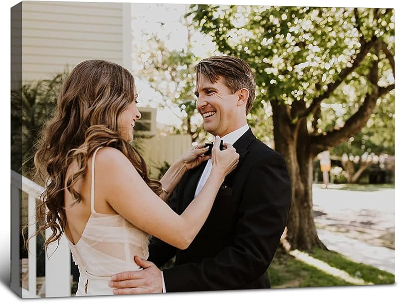 Custom Framed Canvas Prints With Your Photos - Personalized Picture To Canvas Wall Art (8" Wx10 H) - Gift Wrapping Available https://www.amazon.com/dp/B09DCMBQ4W