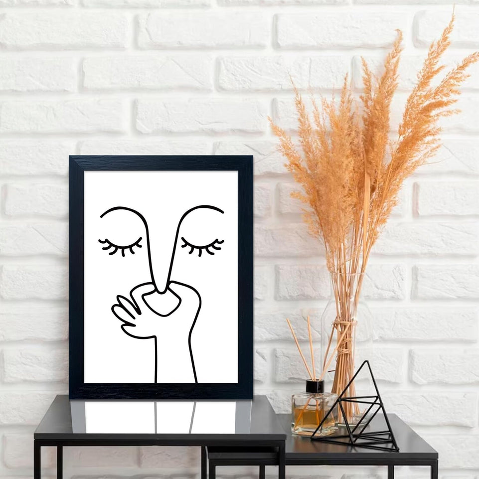 AIANHUA Black and White Bathroom Wall Decor Bad Smell Humorous Wall Art Funny Guest Toilet Picture Print Painting Modern Minimalistic Bathroom Sign https://www.amazon.com/dp/B0D2KWGPD9