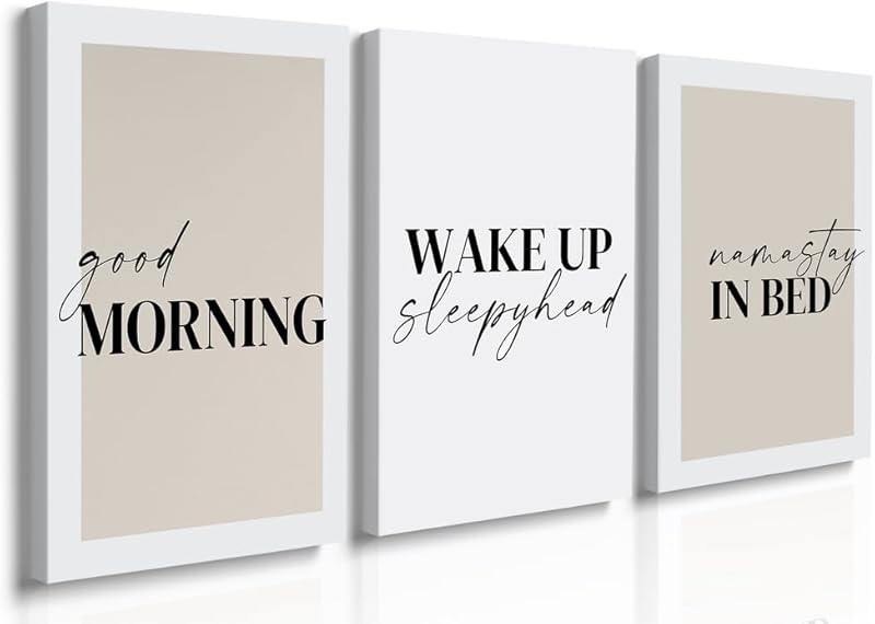 GUBIYU Home Family Wall Decor, Set of 3 Inspirational Canvas Prints Black and White Framed Canvas Art Paintings Wood Wall Decoration for Dining Room Bedroom Living Room 12"x16" https://www.amazon.com/dp/B09X196N64