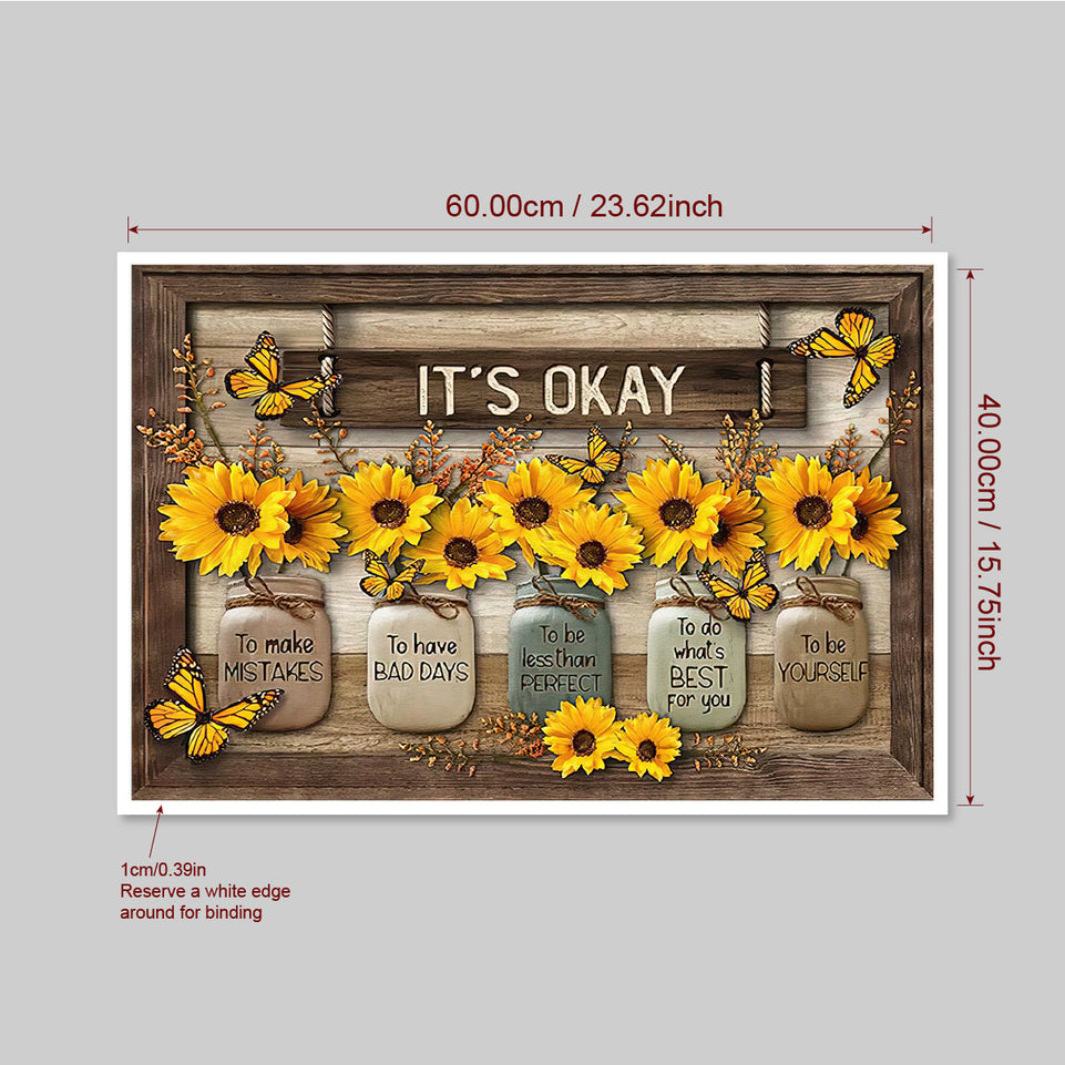 1pc Rustic Canvas Print Poster, Sunflower Canvas Wall Art, Artwork Wall Painting For Bathroom Bedroom Office Living Room Wall Decor, Home Decoration, No Frame https://www.temu.com/search_result.html?search_key=601099524604433