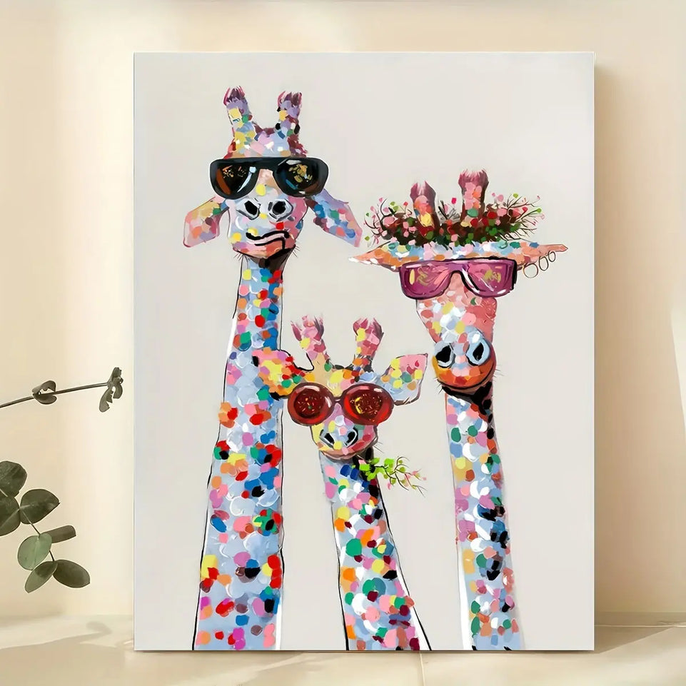Colourful Canvas Poster - 1pc Wrapped Canvas Print, Wall Art for Living Room, Bedroom, Children's Room Wall Decor, Gaming Poster, Home Decor No Frame June Wall Art