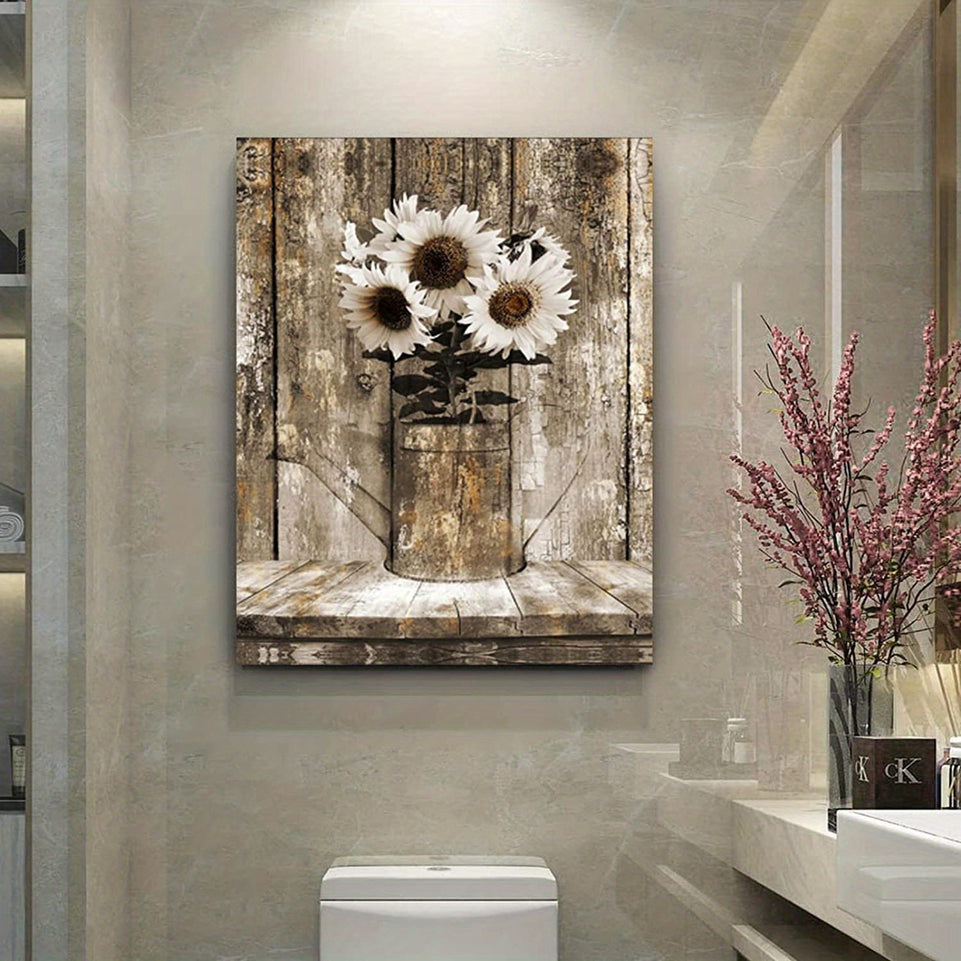1pc Farmhouse Wall Decor Canvas Wall Art Rustic Floral Rustic Sunflower 15.75inch X 23.62inch Bedroom Living Room Home Decor Rustic Decorative Artwork Poster (Unframed), thanksgiving decorations https://www.temu.com/search_result.html?search_key=601099514250058