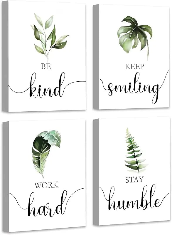 Drsoum Framed Botanical Plant Canvas Wood Wall Art Light Green Sage Wall Decor Eucalyptus Leaf Picture for Bedroom Living Room Bathroom Office 8”x 10” x 4pcs https://www.amazon.com/dp/B0CB1NZ5HT