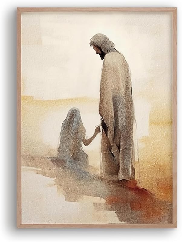 ESSEN Life | The Way He Leads | Christian Wall Art Jesus Poster Decor Christian Christmas Decor Christian Home Decor Perfect Religious Wall Art Gift for Women (8x10 Unframed) https://www.amazon.com/dp/B0CB7Z1NHT