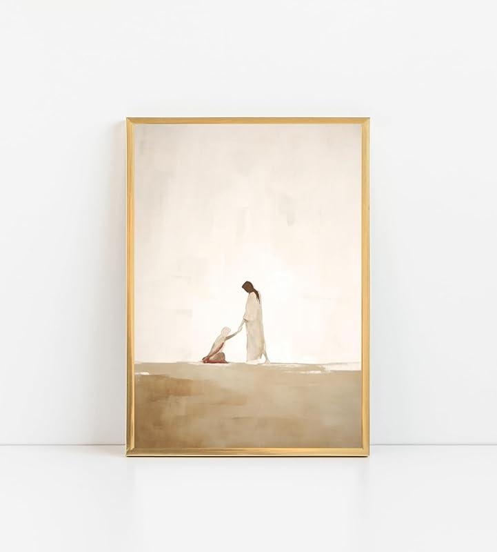 ESSEN Life | The Way He Leads | Christian Wall Art Jesus Poster Decor Christian Christmas Decor Christian Home Decor Perfect Religious Wall Art Gift for Women (8x10 Unframed) https://www.amazon.com/dp/B0CB7Z1NHT