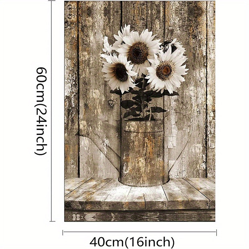 1pc Farmhouse Wall Decor Canvas Wall Art Rustic Floral Rustic Sunflower 15.75inch X 23.62inch Bedroom Living Room Home Decor Rustic Decorative Artwork Poster (Unframed), thanksgiving decorations https://www.temu.com/search_result.html?search_key=601099514250058