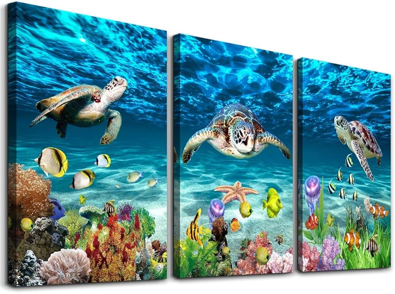 Canvas Wall Art For Living Room Wall Decor For Bedroom Farmhouse Wall Art Aurora Scenery Wall Paintings Office Wall Decor 3 Piece Framed Blue Wall Pictures Ready To Hang For Bathroom Home Decorations https://www.amazon.com/dp/B0BMF6TMHB