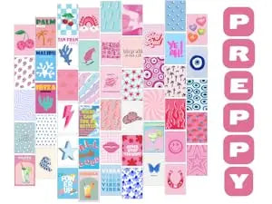 Danish Pastel Room Decor Aesthetic, 50pcs, Wall Decor Posters for Bedroom, Wall Collage Kit Aesthetic Pictures for Dorm Decor for Teen Girls Preppy Stuff https://www.amazon.com/dp/B09NGP2CY6