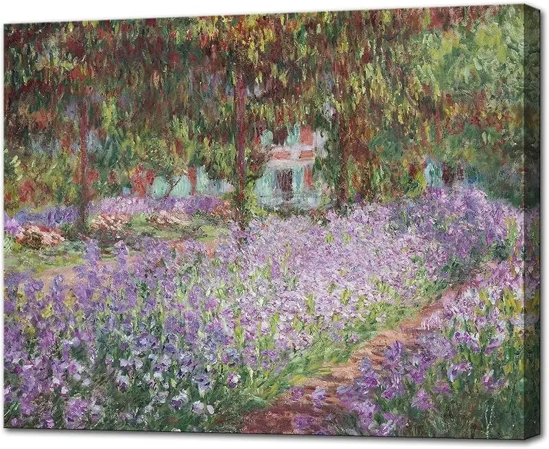 Claude Monet Canvas Wall Art - Water Lilies Classic Artwork Picture Print with Framed Painting for Home Office Wall Decor-12" x15" https://www.amazon.com/dp/B0BZDC814Q