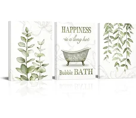 Drsoum Framed Botanical Plant Canvas Wood Wall Art Light Green Sage Wall Decor Eucalyptus Leaf Picture for Bedroom Living Room Bathroom Office 8”x 10” x 4pcs https://www.amazon.com/dp/B0CB1NZ5HT