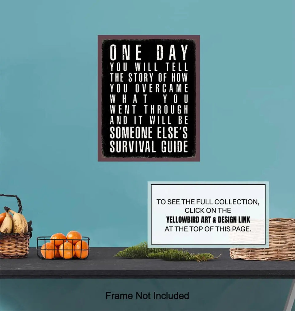 Black Office Decor Inspirational Quotes - Positive Quotes Posters for Men - Home Office Success Wall Art - executive Motivational Gifts for Him - Motivation Gym Wall Decor - Rustic small Office Decor - June Wall Art