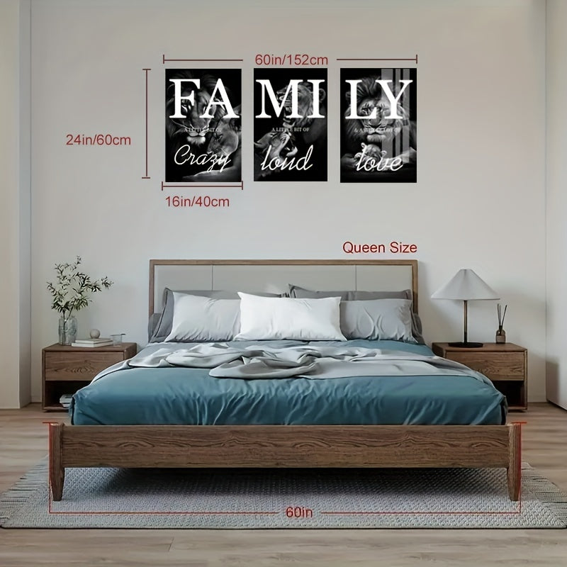 3 Canvas Paintings, Family Lion Wall Art, Ideal Gift for Living Room, Kitchen, Decorative Wall Art Wall Decoration, Home Decoration, Wall Art, Room Decoration, Room Decoration, Unframed https://www.temu.com/search_result.html?search_key=601099523609251