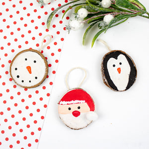 Unfinished Natural Wood Slices 20 Pcs 3.5-4 inch Craft Wood kit Circles Crafts Christmas Ornaments Rustic Wedding Decoration DIY Crafts with Bark for Crafts https://www.amazon.com/dp/B07QSH1T32