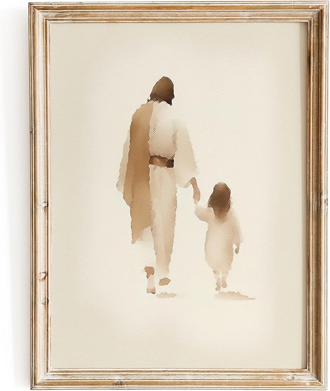 ESSEN Life | The Way He Leads | Christian Wall Art Jesus Poster Decor Christian Christmas Decor Christian Home Decor Perfect Religious Wall Art Gift for Women (8x10 Unframed) https://www.amazon.com/dp/B0CB7Z1NHT