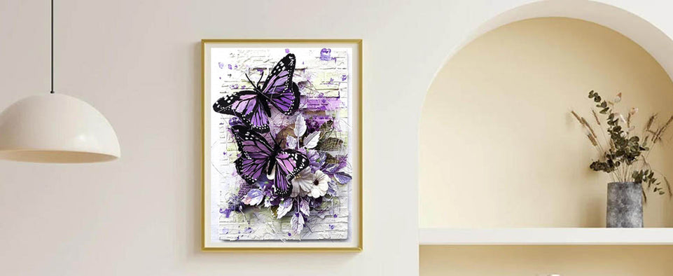 DOTZSO Painting Kits for Adults DIY 5D Round Full Drill Butterfly Flowers Diamond Art Adult 5d Diamond Painting Very Suitable for Home Leisure and Wall Decoration 11.8x15.7 (Inches) https://www.amazon.com/dp/B09FF26874