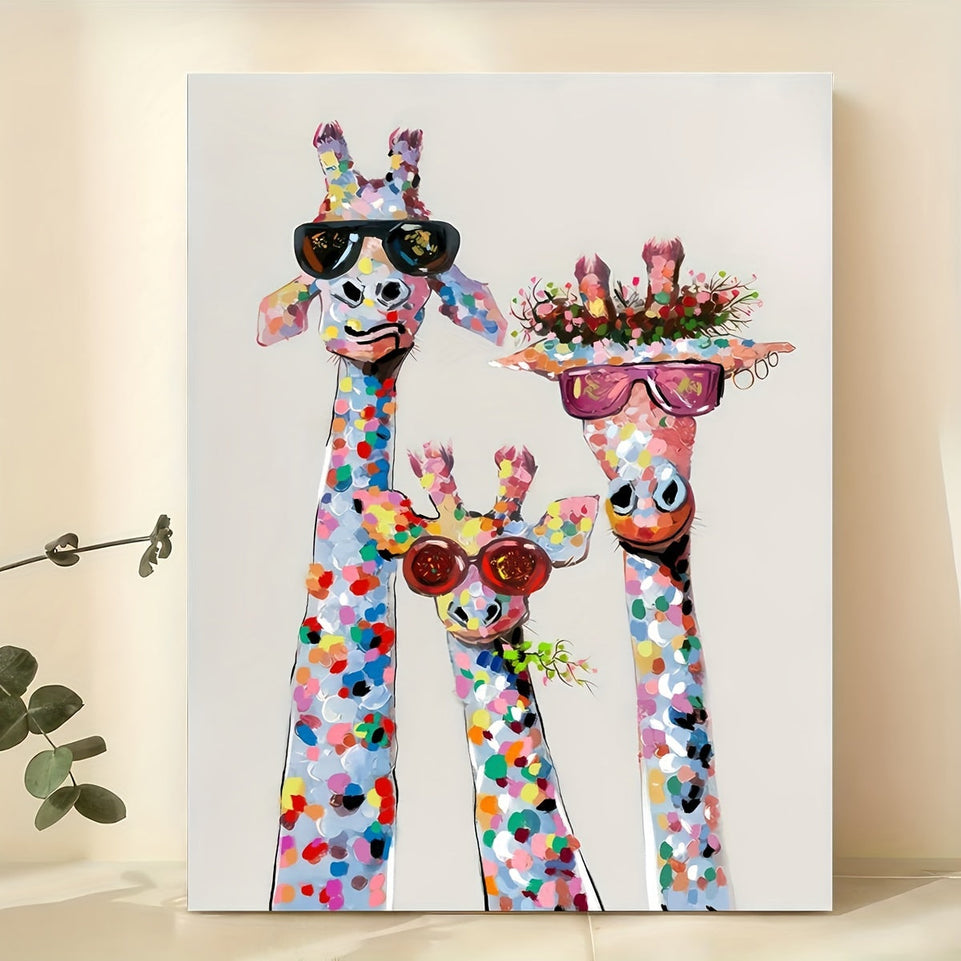 1pc Canvas Poster, Colourful Giraffe - Wrapped Canvas Print, Wall Art For Living Room, Bedroom, Children's Room Wall Decor, Gaming Poster, Home Decor No Frame https://www.temu.com/search_result.html?search_key=601099519608265