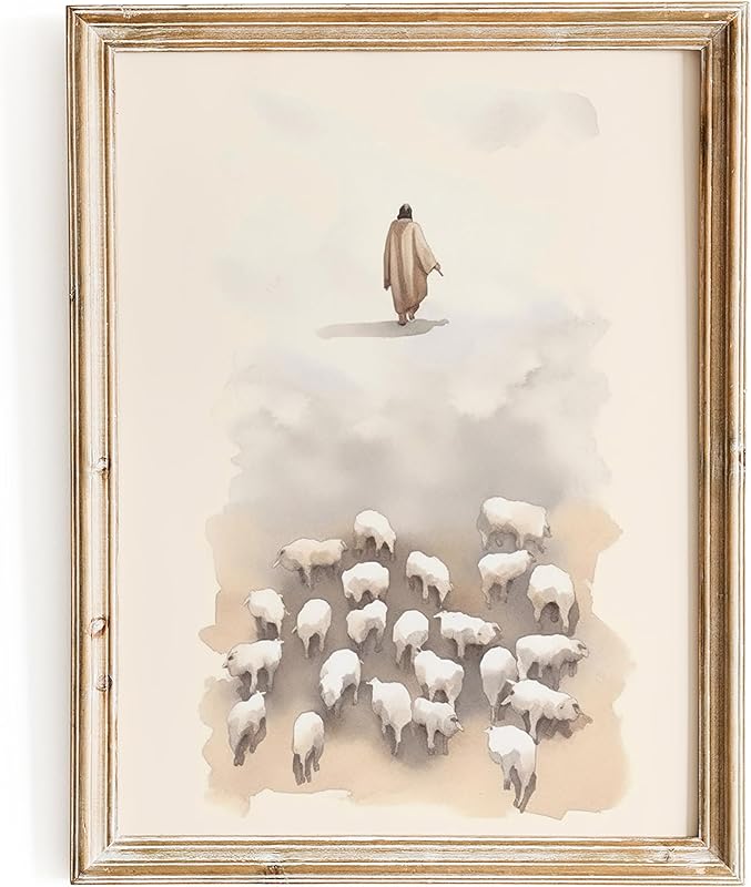 ESSEN Life | The Way He Leads | Christian Wall Art Jesus Poster Decor Christian Christmas Decor Christian Home Decor Perfect Religious Wall Art Gift for Women (8x10 Unframed) https://www.amazon.com/dp/B0CB7Z1NHT