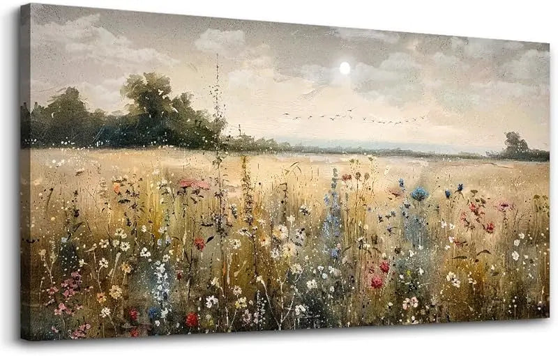 Wapluam Blue Ocean Canvas Wall Art for Living Room Wall Decor For Bedroom Bathroom Decoration Natural Seascape Painting Modern Office Wildflowers Artwork Large Pictures Home Decor Ready To Hang https://www.amazon.com/dp/B0DHZNFX84