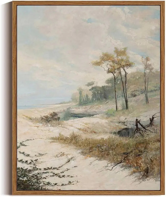 InSimSea Framed Wall Art for Living Room Landscape Canvas Wall Decor Meadow with Flowers Vintage Paintings Classical Wildflower Field Scene Boho Floral Pictures Decor Gifts for Bathroom Bedroom 8x10in https://www.amazon.com/dp/B0D1YFGWX7