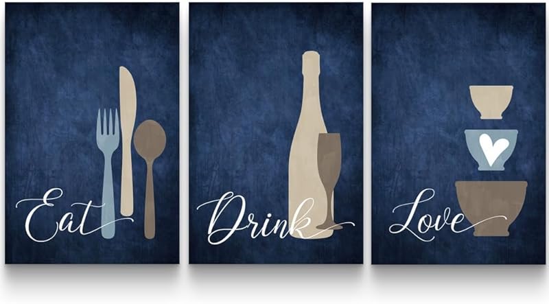 GUBIYU Home Family Wall Decor, Set of 3 Inspirational Canvas Prints Black and White Framed Canvas Art Paintings Wood Wall Decoration for Dining Room Bedroom Living Room 12"x16" https://www.amazon.com/dp/B09X196N64