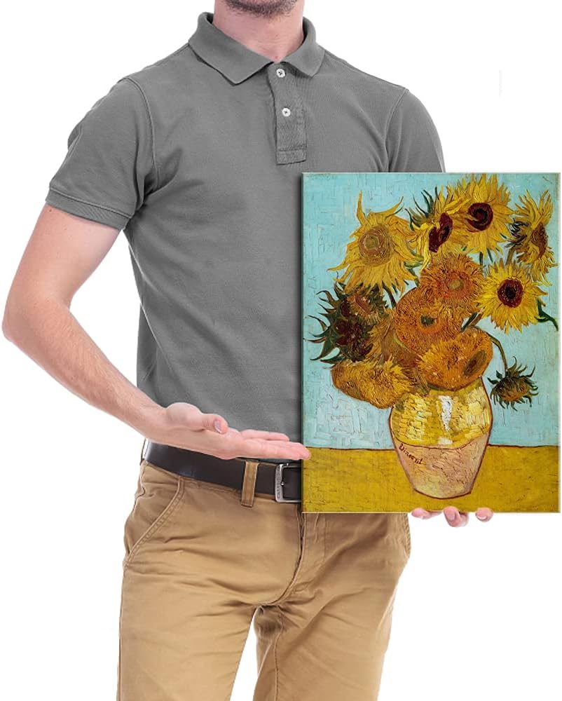 Wieco Art Sunflower by Vincent Van Gogh Oil Paintings Reproduction Modern Floral Giclee Canvas Prints Artwork Flowers Pictures on Canvas Wall Art for Home and office Decorations https://www.amazon.com/dp/B00W9EPK3W