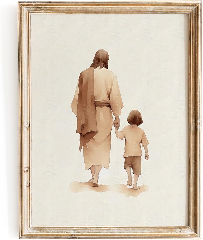 ESSEN Life | The Way He Leads | Christian Wall Art Jesus Poster Decor Christian Christmas Decor Christian Home Decor Perfect Religious Wall Art Gift for Women (8x10 Unframed) https://www.amazon.com/dp/B0CB7Z1NHT