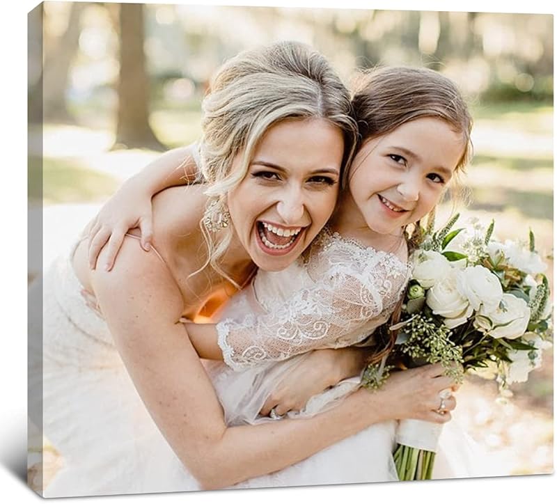 Custom Framed Canvas Prints With Your Photos - Personalized Picture To Canvas Wall Art (8" Wx10 H) - Gift Wrapping Available https://www.amazon.com/dp/B09DCMBQ4W