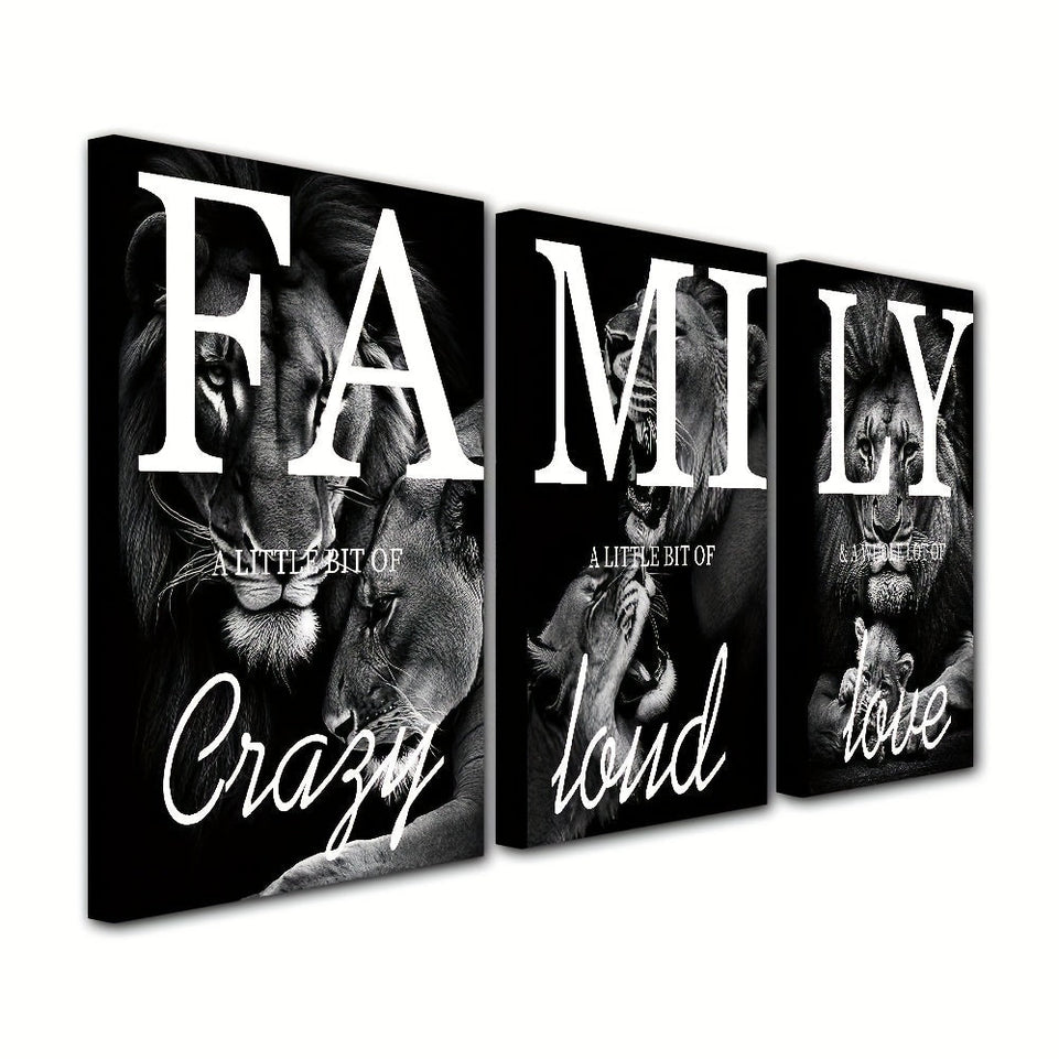 3 Canvas Paintings, Family Lion Wall Art, Ideal Gift for Living Room, Kitchen, Decorative Wall Art Wall Decoration, Home Decoration, Wall Art, Room Decoration, Room Decoration, Unframed https://www.temu.com/search_result.html?search_key=601099523609251