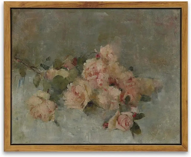InSimSea Framed Wall Art for Living Room Landscape Canvas Wall Decor Meadow with Flowers Vintage Paintings Classical Wildflower Field Scene Boho Floral Pictures Decor Gifts for Bathroom Bedroom 8x10in https://www.amazon.com/dp/B0D1YFGWX7