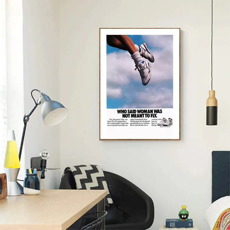 Fashion Sneaker Box Wall Posters Art Prints Modern Sneakerhead Quote Canvas Painting Wall Pictures Teenager Boys Room Decor June Wall Art