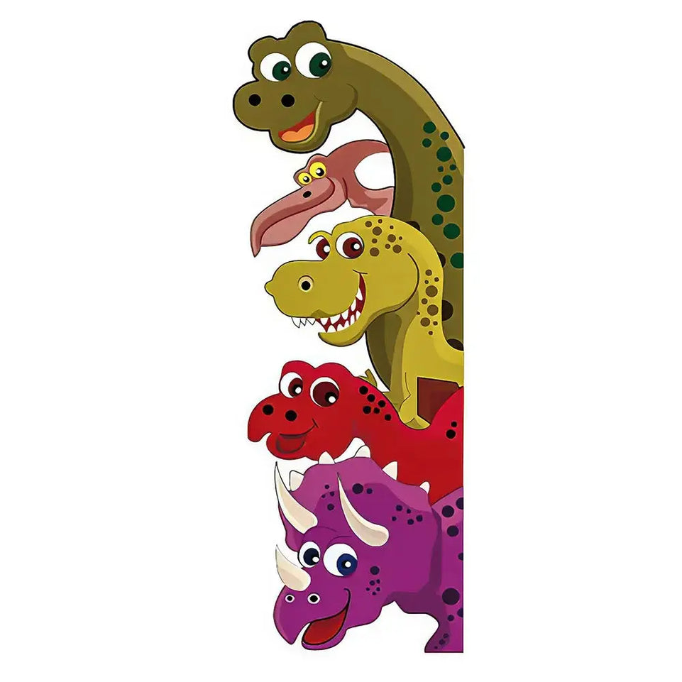 Funny Probe Dinosaur Room Decor Wall Decals Behind The Door Stickers Kids Bedroom Living Room Children Nursery Mural Wall Art June Wall Art