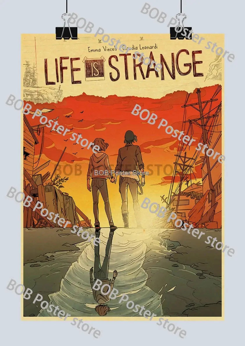 Classic Life is Strange 1 2 Before the Storm Video Game Kraft Poster Painting Wall Sticker Art Picture Game Room Home Gift Decor June Wall Art
