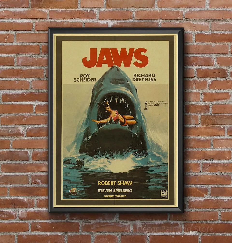 Nostalgic Printing Classic Movie Collection Posters Retro Kraft Paper Prints Vintage Home Room Cafe Bar Art Wall Decor Painting June Wall Art