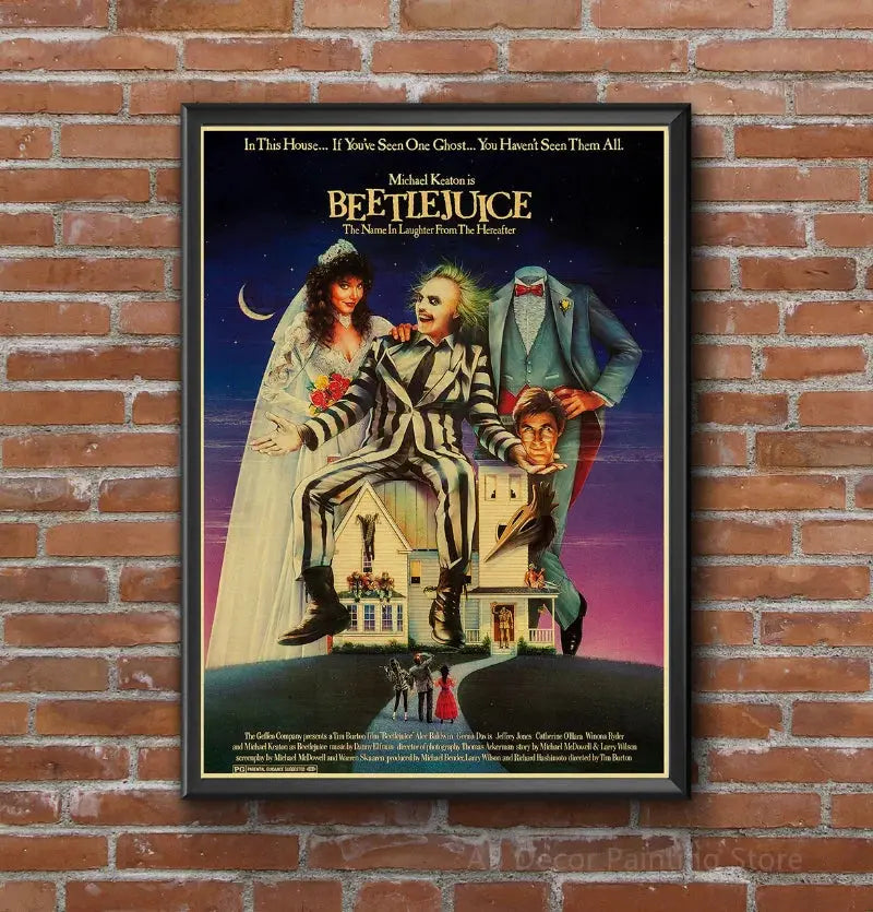 Nostalgic Printing Classic Movie Posters Kraft Paper Prints Hot Film Vintage Home Room Office Club Art Wall Decor Painting June Wall Art