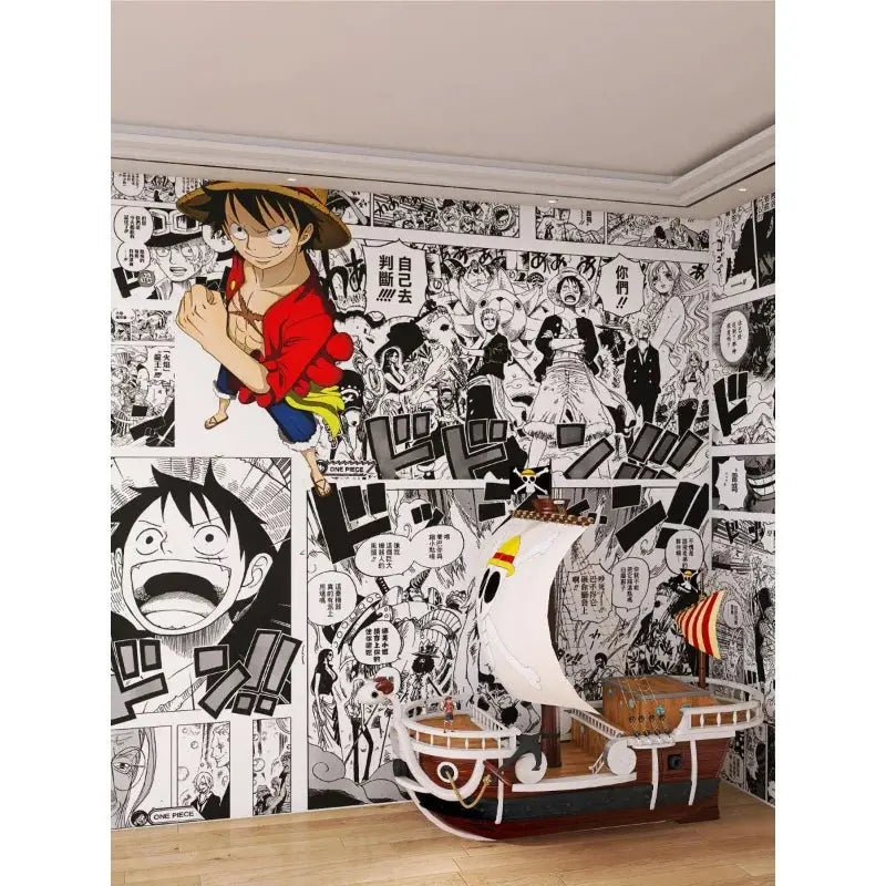 Japanese popular animation (21X30cm) 20/30/40pcs self-adhesive cartoon stickers room decorations wall stickers June Wall Art