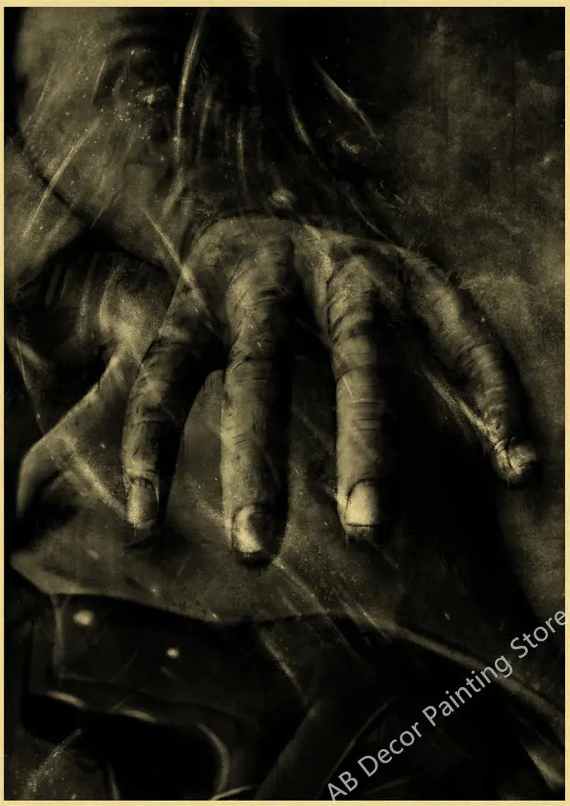 Hot The Last of Us Part 1 2 Poster Abby Ellie Retro Kraft Paper Prints Vintage Home Room Bar Cafe Club Decor Art Wall Painting June Wall Art